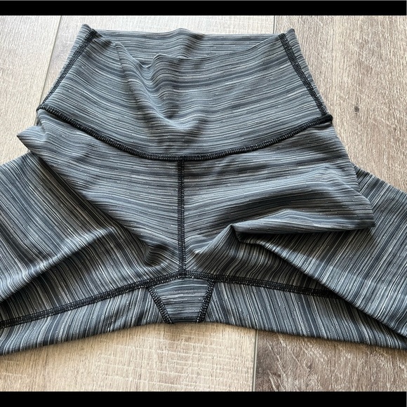 Lululemon High Times Pant *Luxtreme in Cyber Stripe Deep Coal Black - Picture 6 of 8